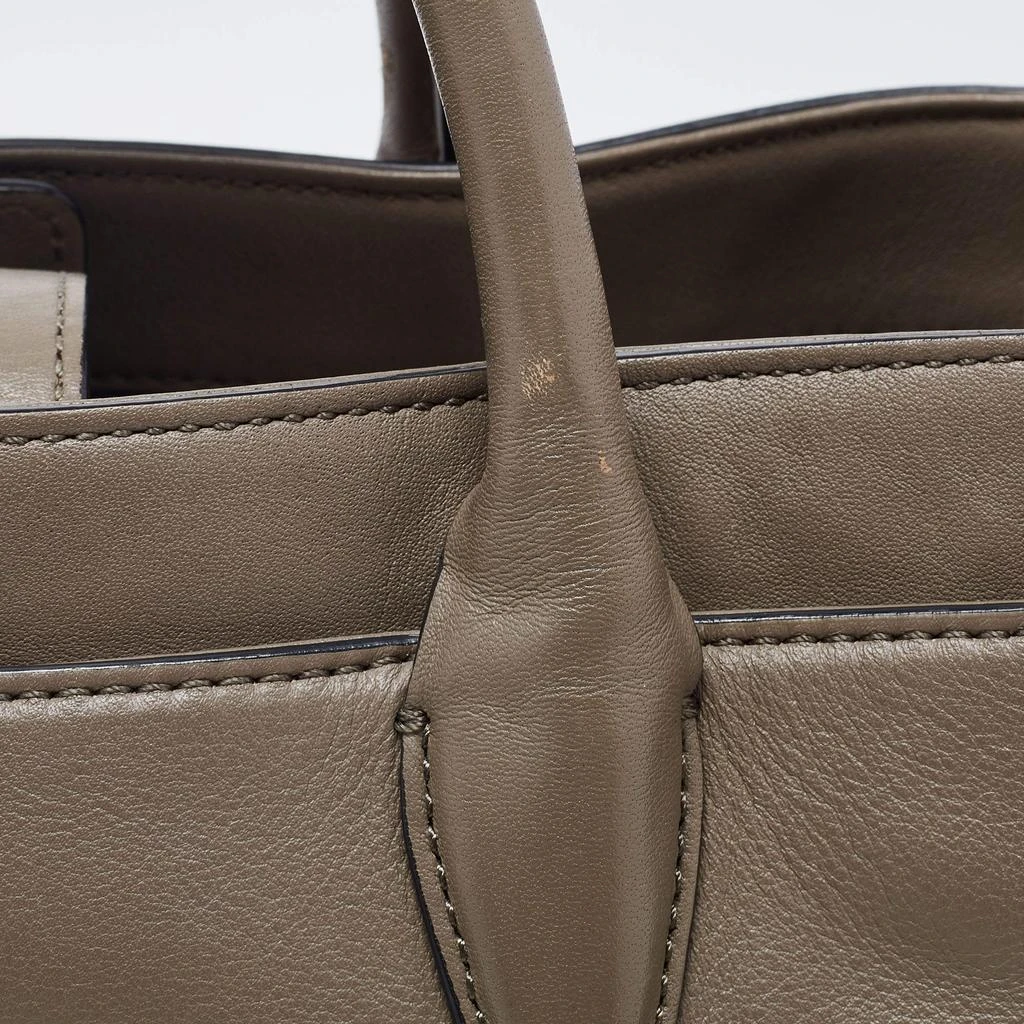 Diane von Furstenberg Diane Von Furstenberg Grey Leather Large 440 Gallery Secret Envelope Tote 6