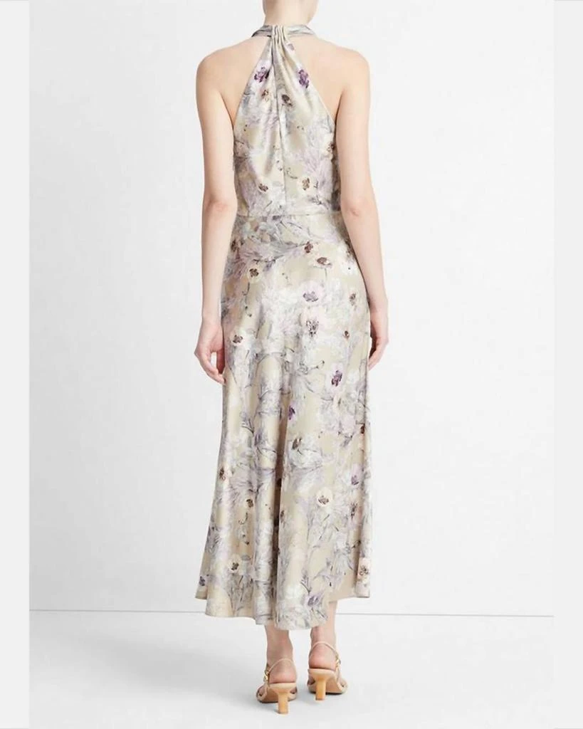 full length halter dress Aspen Twist Front Halter Maxi Dress main image 1