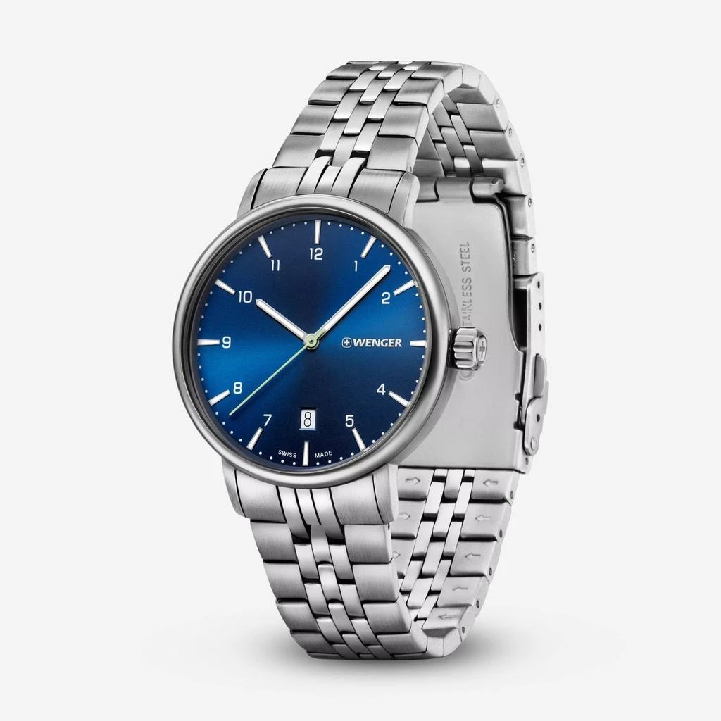 Wenger Wenger Swiss Army Urban Classic Stainless Steel Quartz Men's Watch 01.1731.121 2