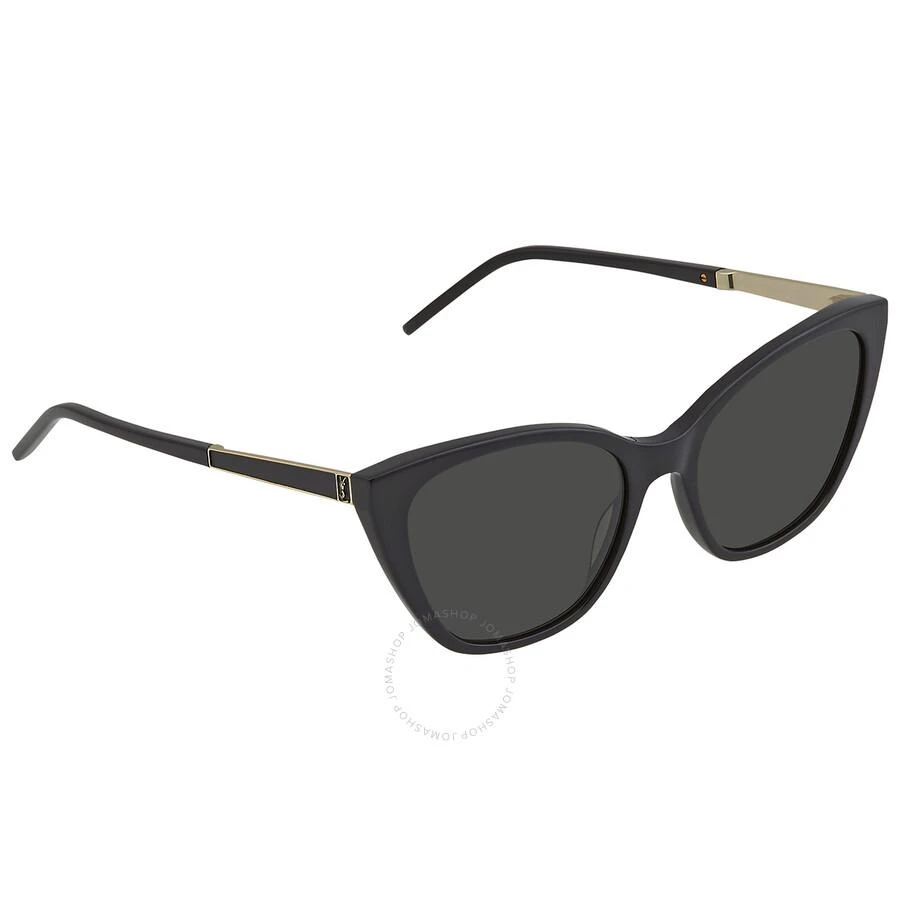 Saint Laurent Grey Cat Eye Ladies Sunglasses SL M69 004 56 2