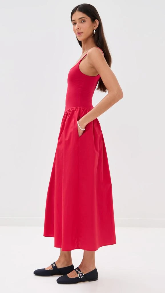 LE BOP Alix Mixed Fabric Tank Dress 3