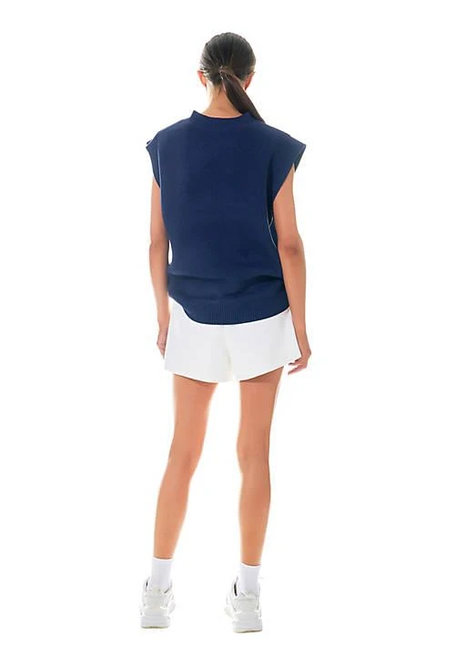 Grey Lab Lab Daisy Jacquard Knit Sweater Vest 2