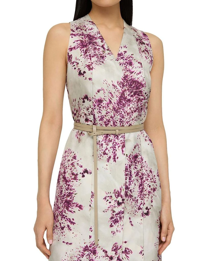 Lafayette 148 New York Silk Floral Button Front Dress 3