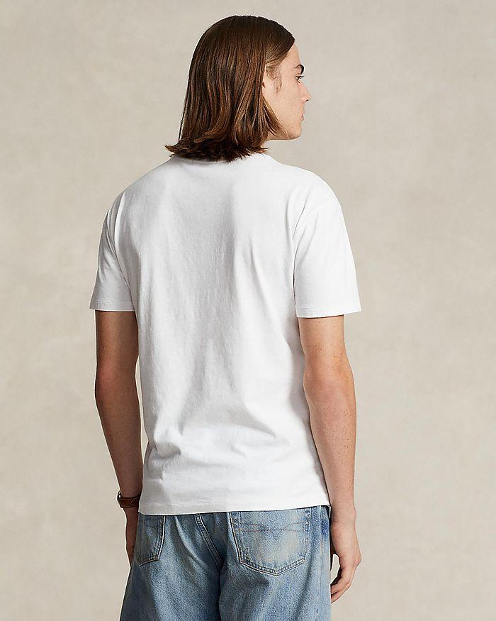 Polo Ralph Lauren Classic Fit Cotton Linen Pocket Tee