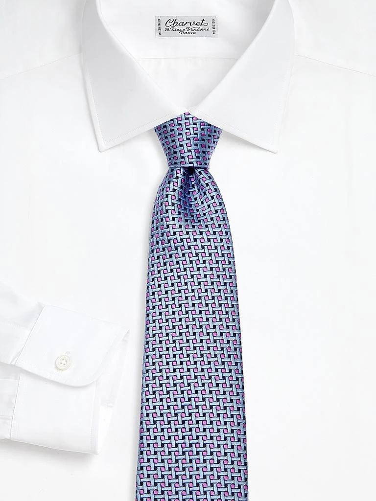 Charvet Geometric Silk Tie 2