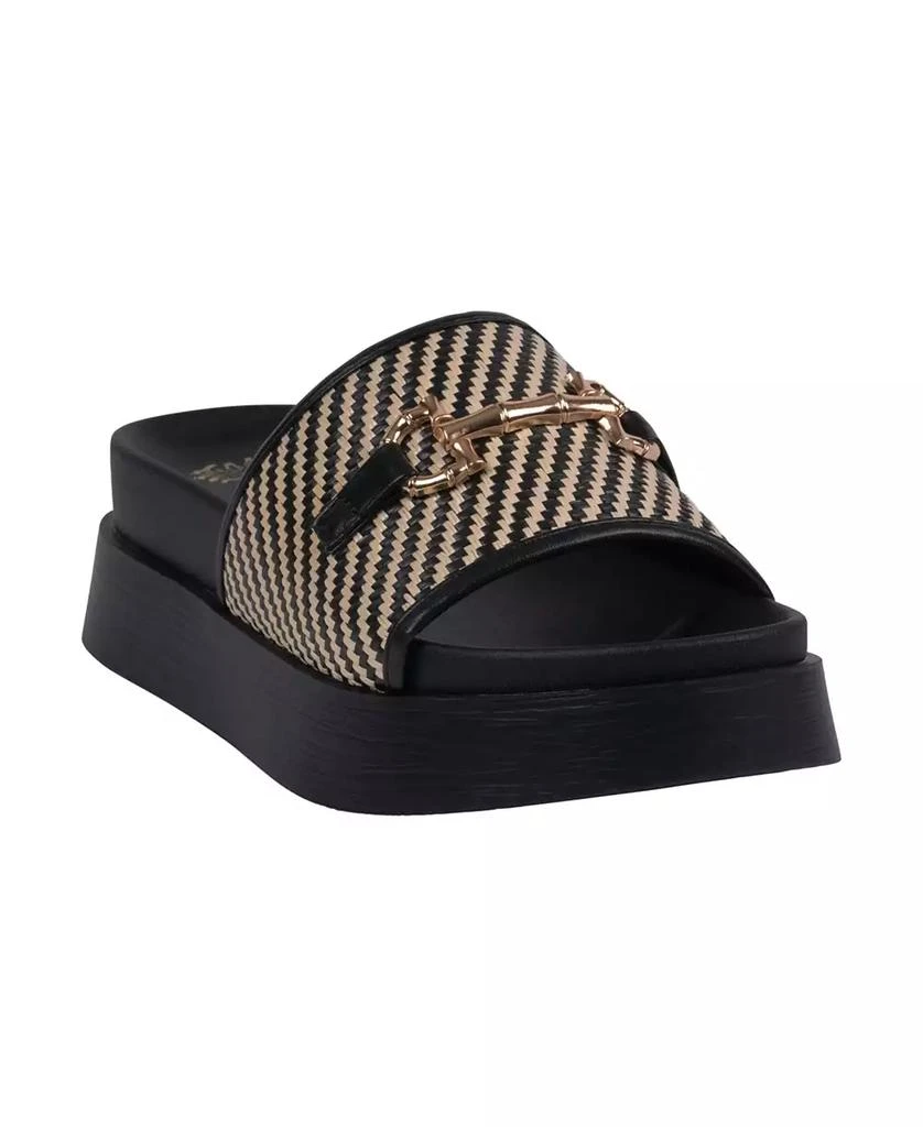 GC Shoes Women's Sari Woven Platform Wedge Sandals 1