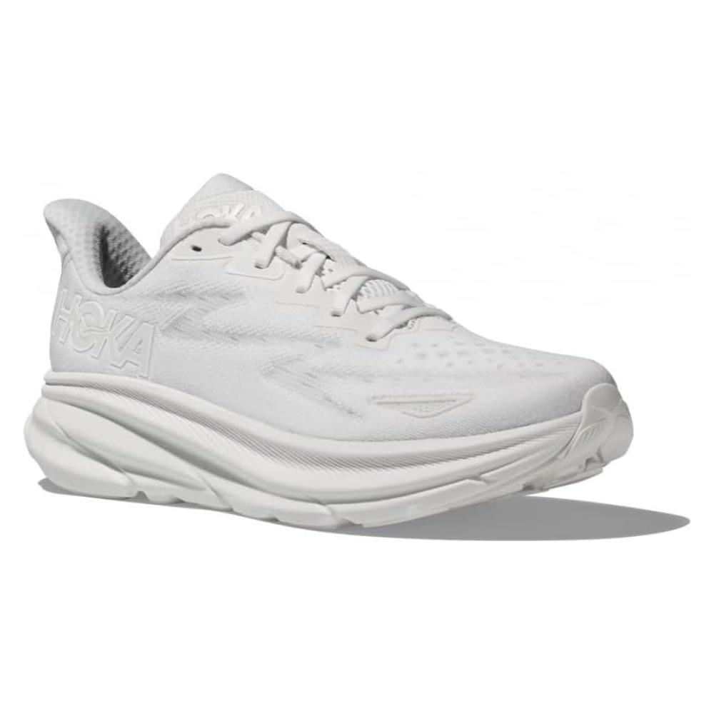Hoka One One One Womens Clifton 9 Road Running Shoes - White