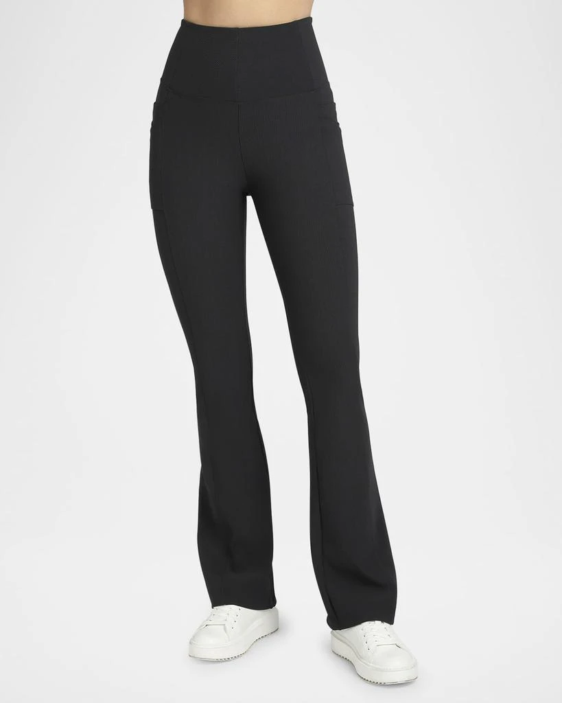 Blanc Noir Directional Rib Bootcut Pants 2