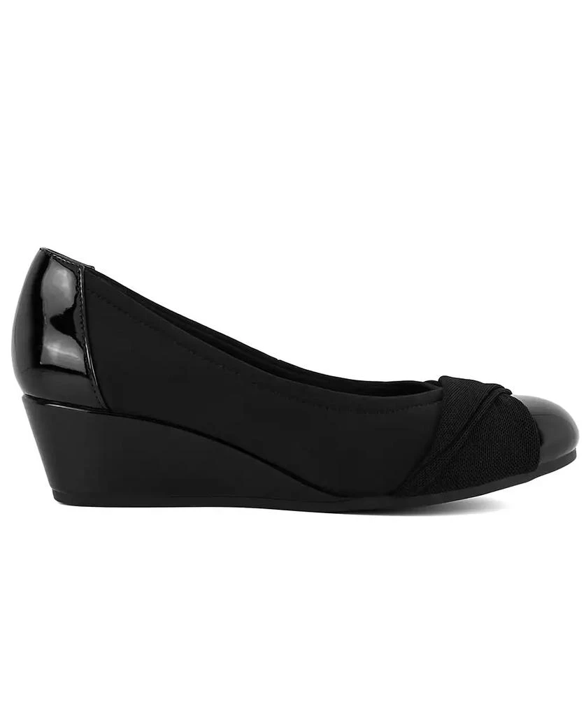 JONES NEW YORK Women's Preslee Round Toe Wedge Pumps 2