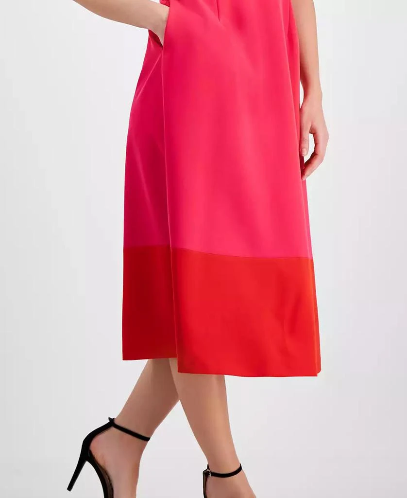 Anne Klein Women's Colorblocked Midi Dress 3