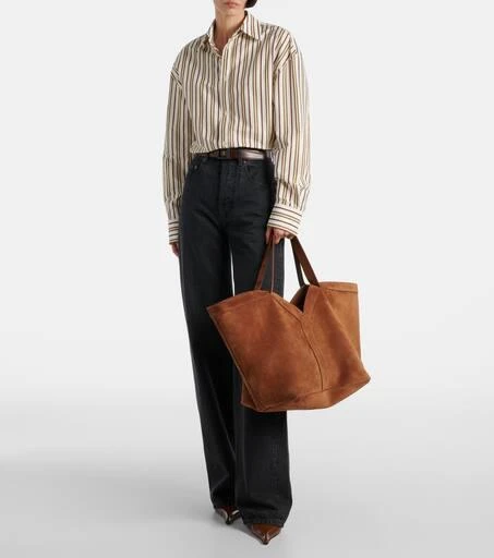 Yves Saint Laurent Y suede tote bag 5