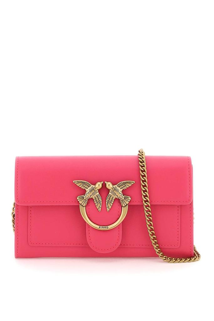 ショルダーバッグ・ポシェット Pinko LOVE ONE CLASSIC CHEVRON CROSSBODY BAG PINKO Love One Classic Chevron Convertible Shoulder