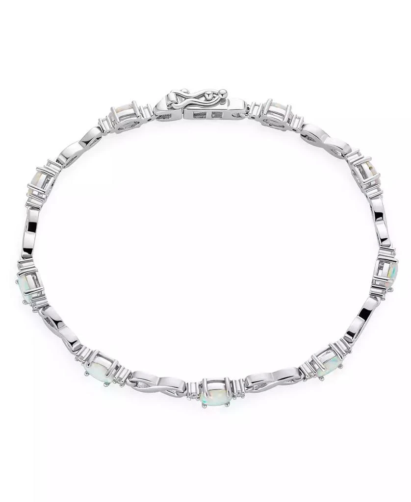 Bling Jewelry White Created Opal
CZ Forever Infinity Tennis Bracelet .925 Sterling Silver 7.5 Inch 2