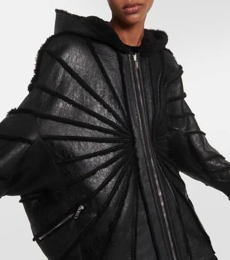 Rick Owens Reversible leather and shearling jacket 4