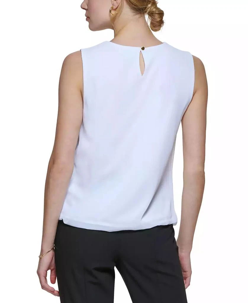 Calvin Klein Sleeveless Pleated Blouse 4