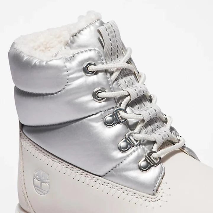 Timberland Timberland® Premium 6 Inch Puffer Boot for Women in White 7