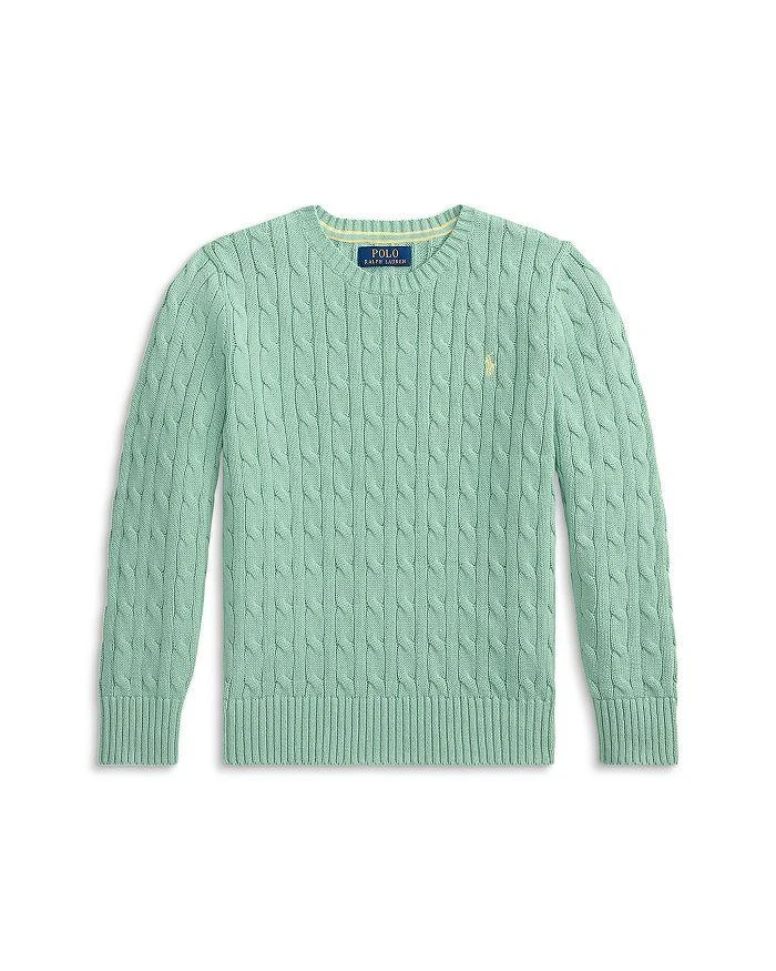 Ralph Lauren Boys
 Cable Knit Cotton Sweater - Big Kid