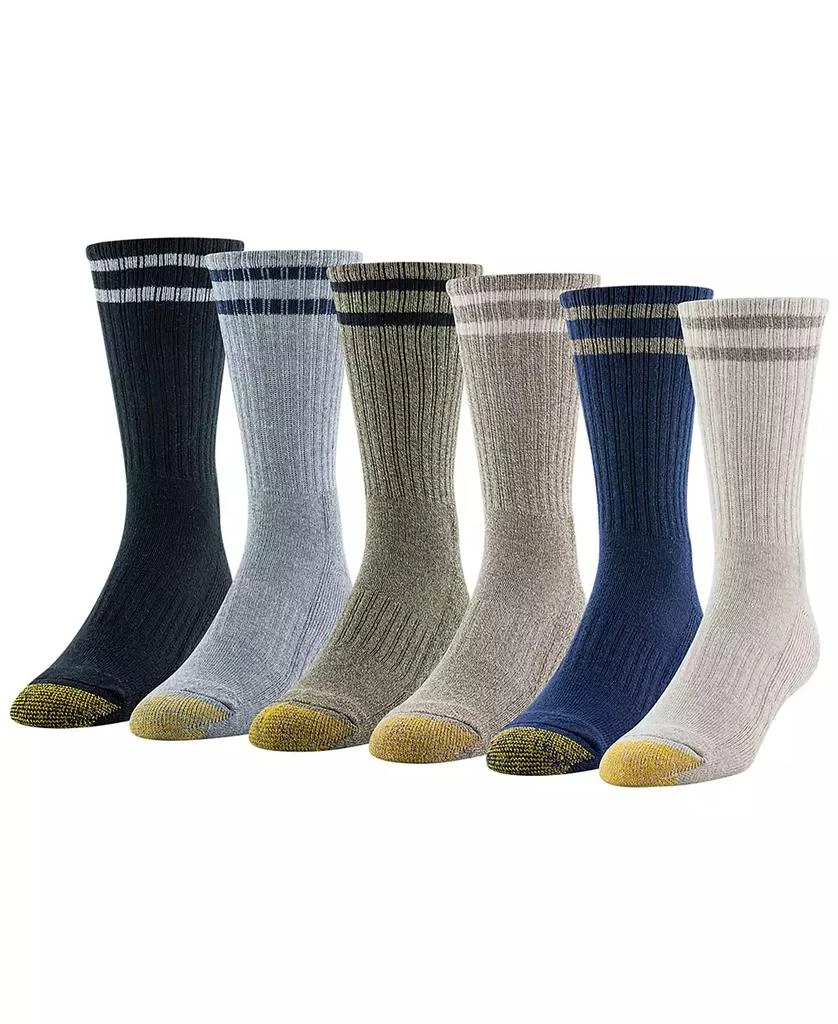 Gold Toe Men
s 6-Pack Kensington Reinforced Toe Short Crew Socks 2