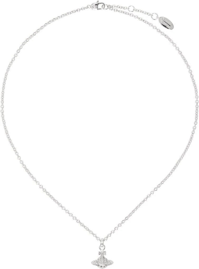 Vivienne Westwood Silver Small Mayfair Orb Pendant Necklace 1