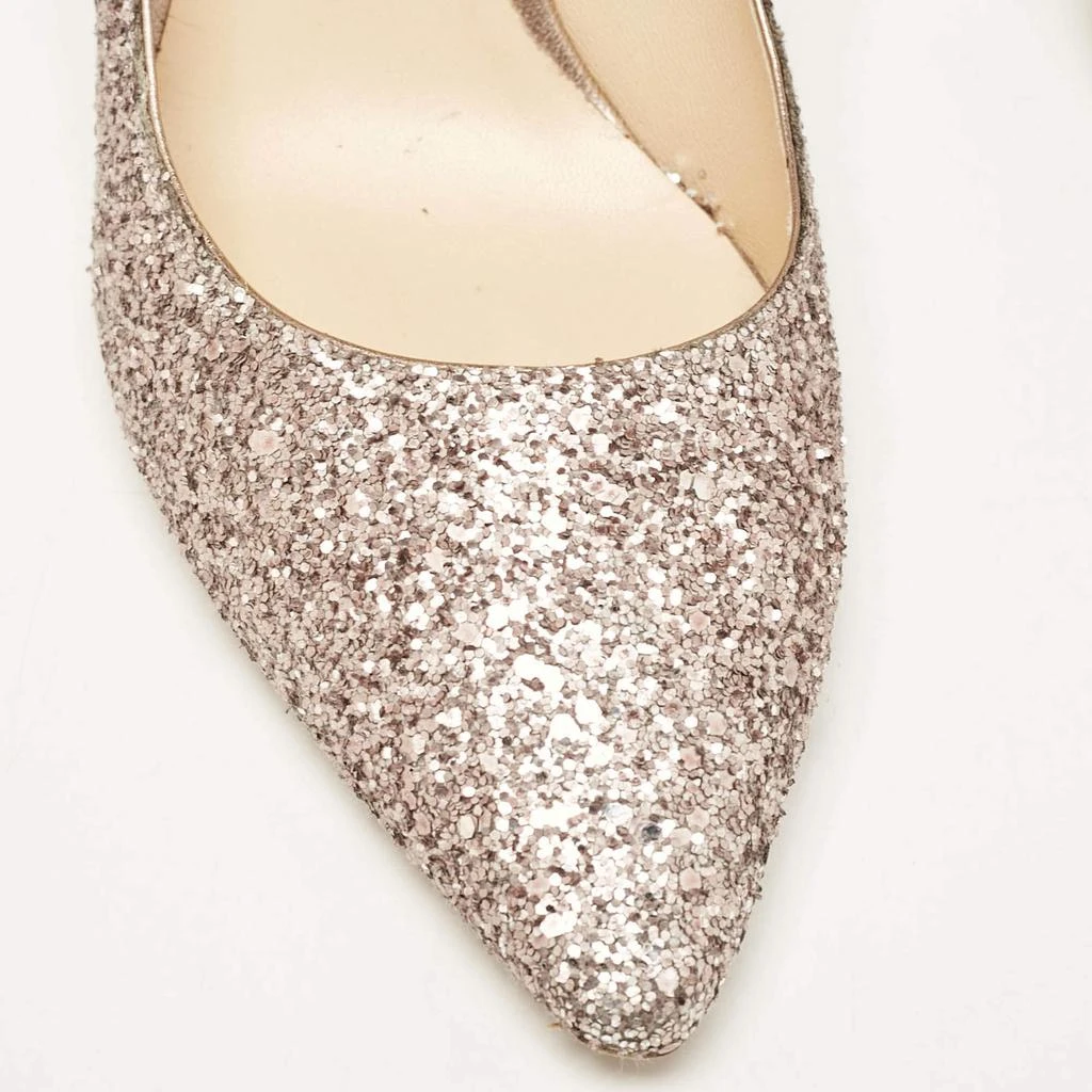 Jimmy Choo Jimmy Choo Rose Gold Glitter Romy Pumps Size 42 7