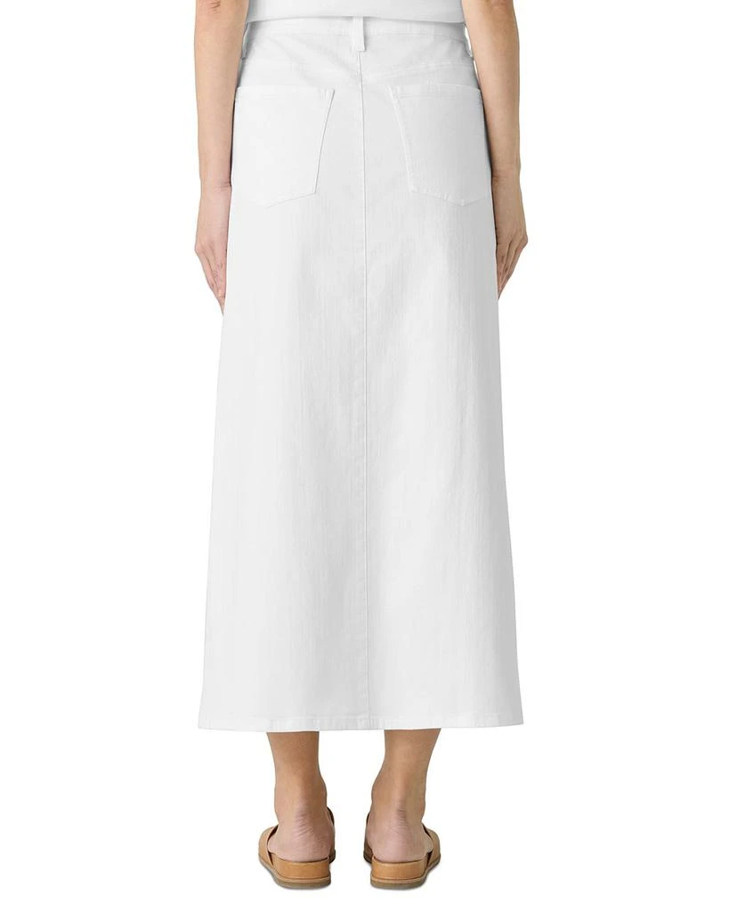 Eileen Fisher Denim Straight Skirt 3