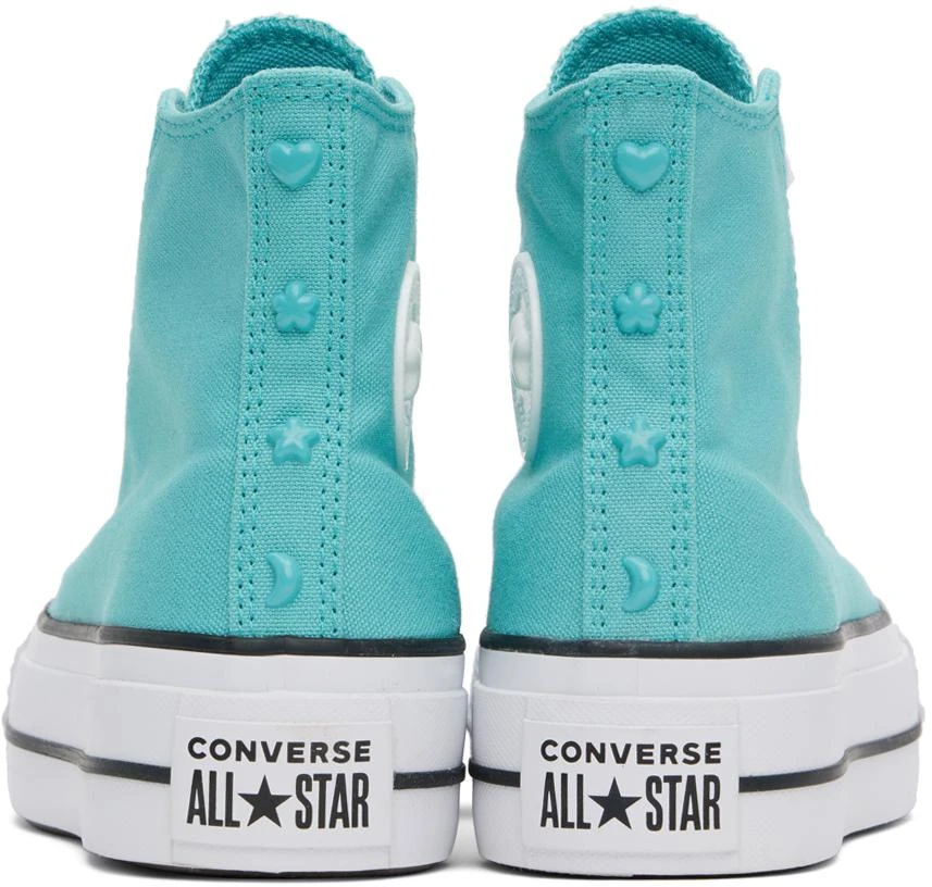 Converse Blue Chuck Taylor All Star Lift Platform Stars Sneakers 2