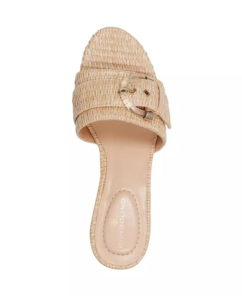 Bandolino Women's Ardonna Buckle Block Heel Sandals 4