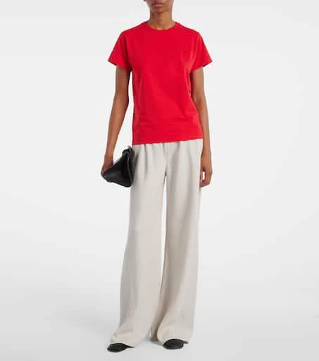 The Row Gala silk and linen wide-leg pants 2