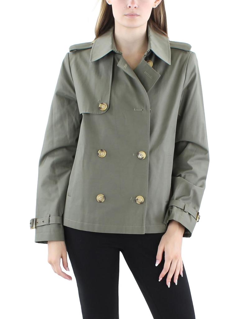 Lauren Ralph Lauren Womens Utility Polyester Trench Coat