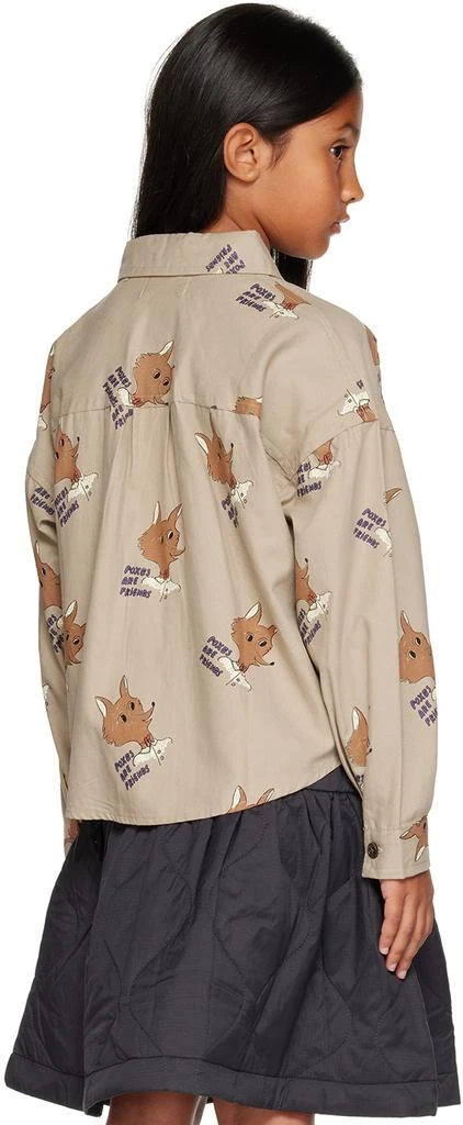 Wander & Wonder Kids Beige Button Down Shirt 3