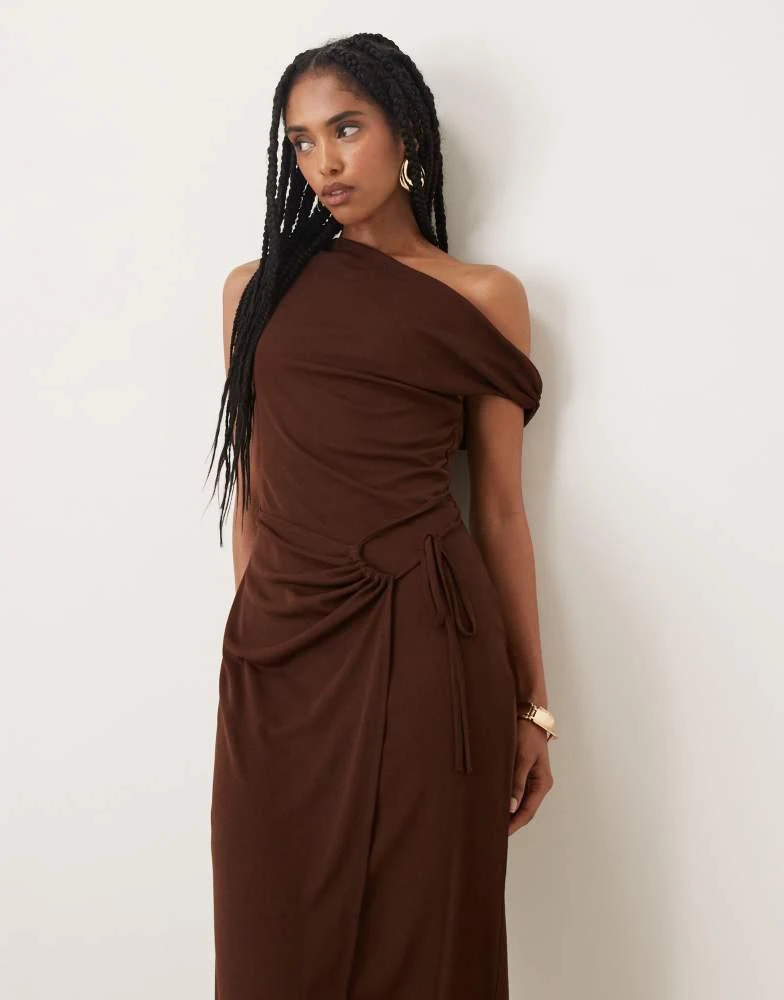 asos midi wrap dress ASOS Curve - Pleated Midi Dress - Women - Polyester - 14 US