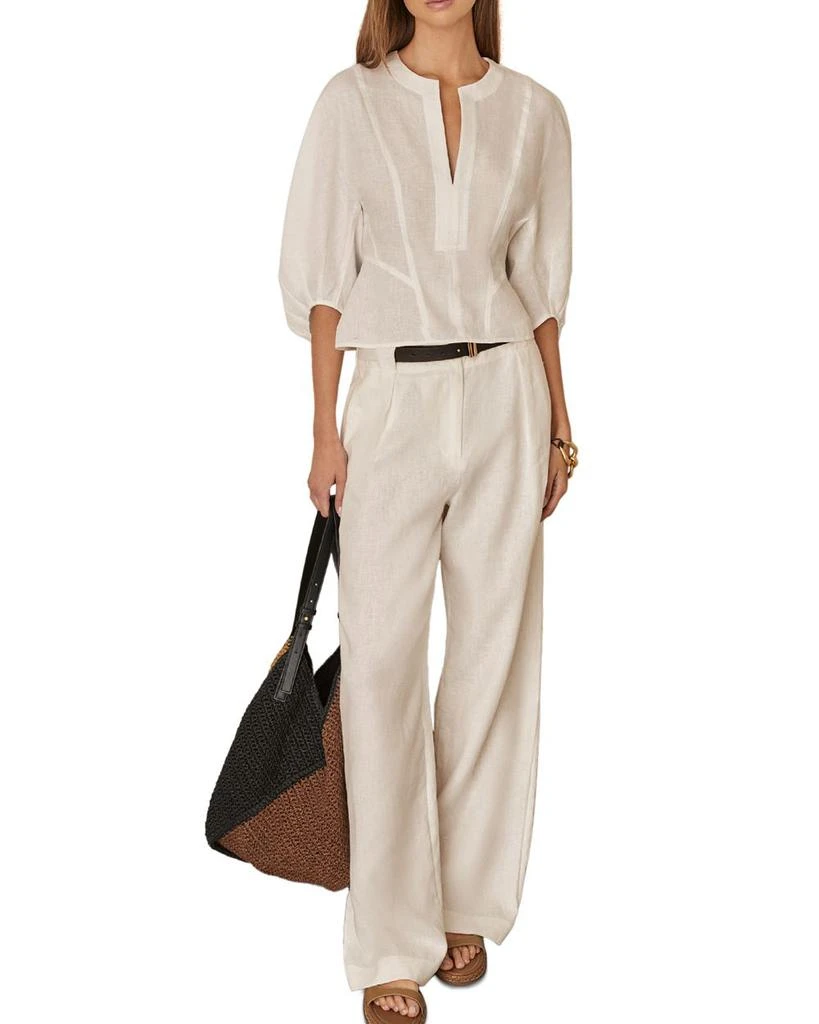 REISS Remi Linen Top 3