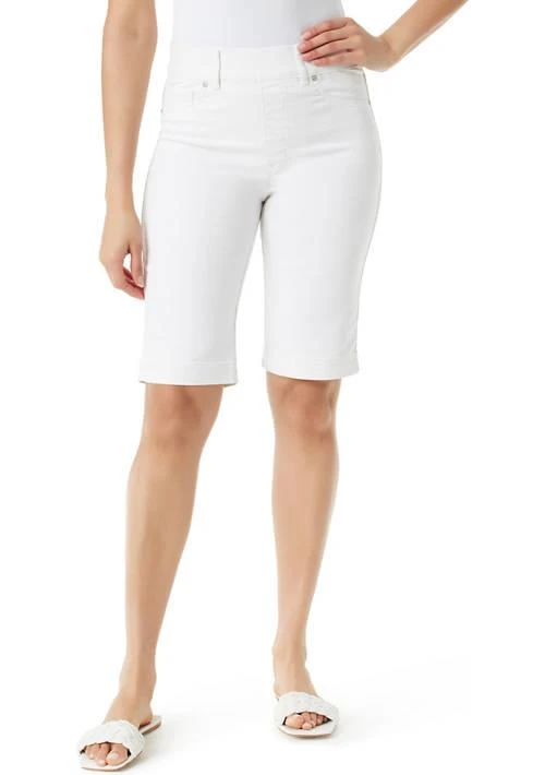 Gloria Vanderbilt Vanderbilt Womens Shape Effect Bermuda Shorts 1