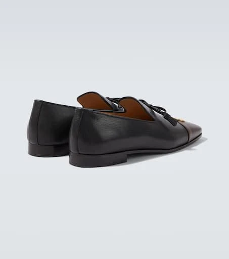 Valentino Babouchoes VLogo leather loafers 6