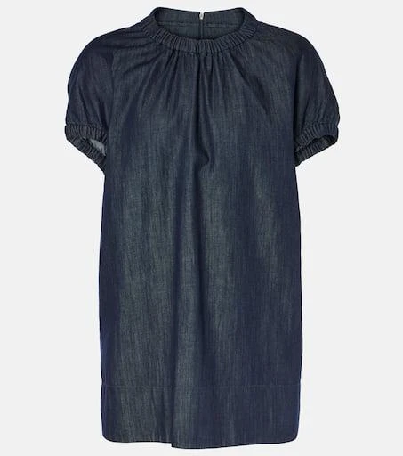 Max Mara Baiocco denim top 1