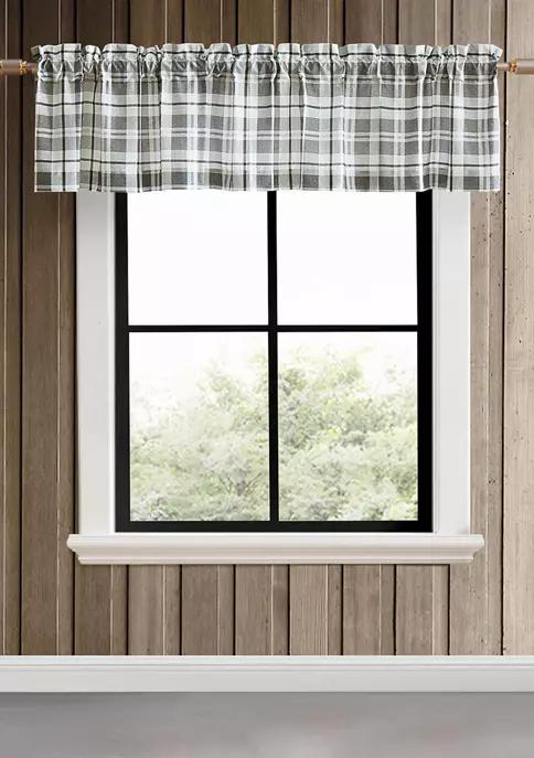 Eddie Bauer Bauer Fall Creek Plaid Pole Top Window Valance