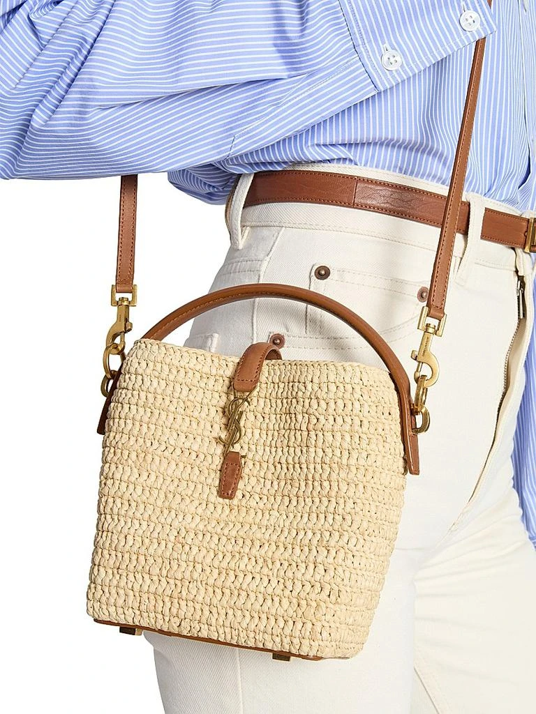 Yves Saint Laurent Le 37 Mini Mini Bag in Raffia 3
