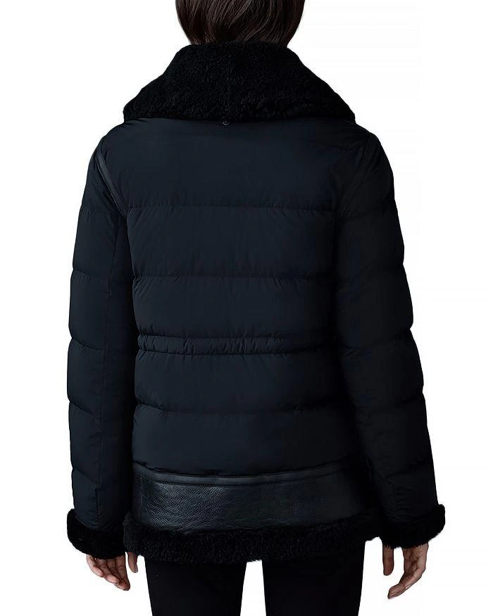 Mackage Vanna Mixed-Media Shearling Down Jacket 2