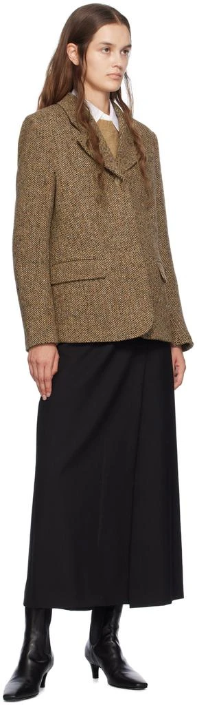 Hugo Boss Brown Herringbone Blazer 4