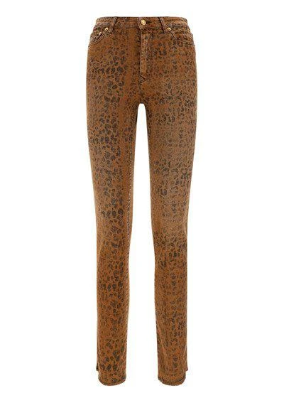 Golden Goose Deluxe Brand Golden Goose Deluxe Brand Leopard Printed Skinny Jeans 1