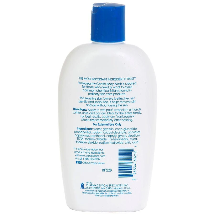 Vanicream Gentle Body Wash Fragrance-Free 2
