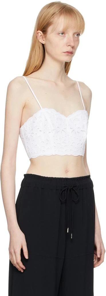 Chloé White Broderie Anglaise Tank Top 2