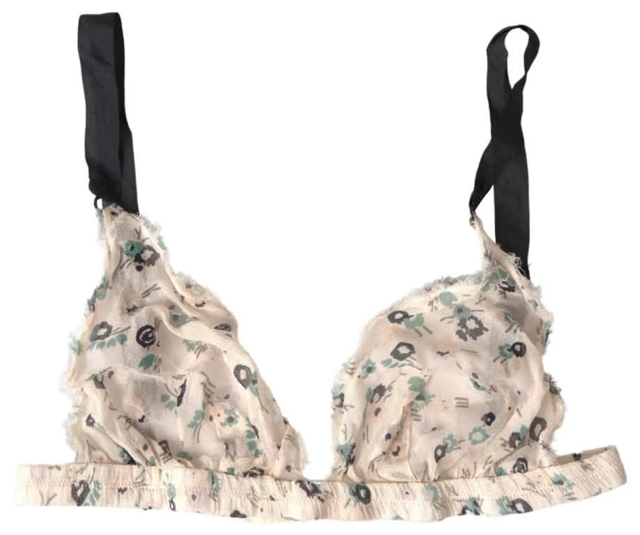 Costume National Floral Underwear Bikini Women
s Bra
