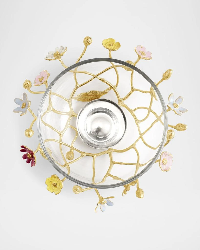 Michael Aram Wildflowers Small Glass Bowl 3