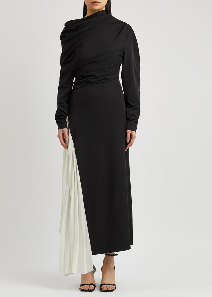 A.W.A.K.E MODE Asymmetric stretch-jersey maxi dress