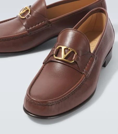 Valentino VLogo Signature leather loafers 3
