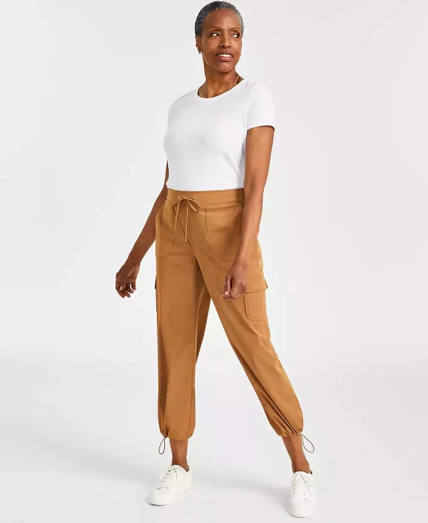 Style & Co Women's Cropped Utility Cargo Pants, Created for Macy's 1