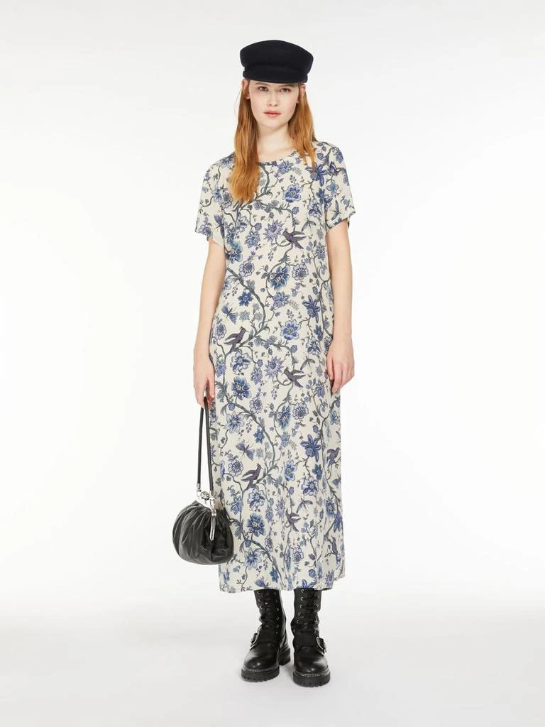 Weekend Max Mara Printed silk t-shirt dress 5