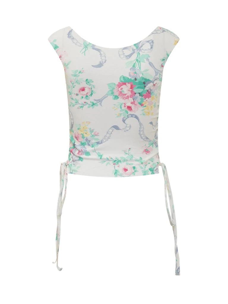 Collina Strada Collina Strada Lace-Up Floral Top 2