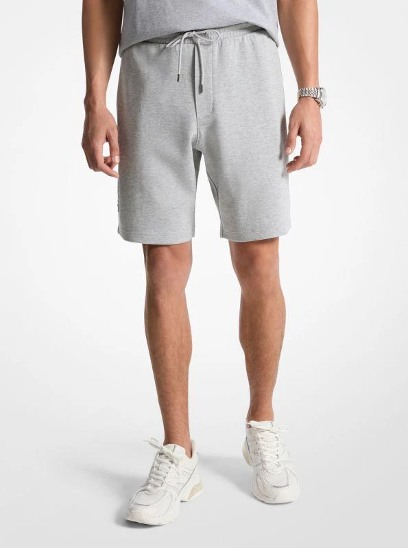 Michael Kors Embossed Logo Cotton Blend Shorts 1